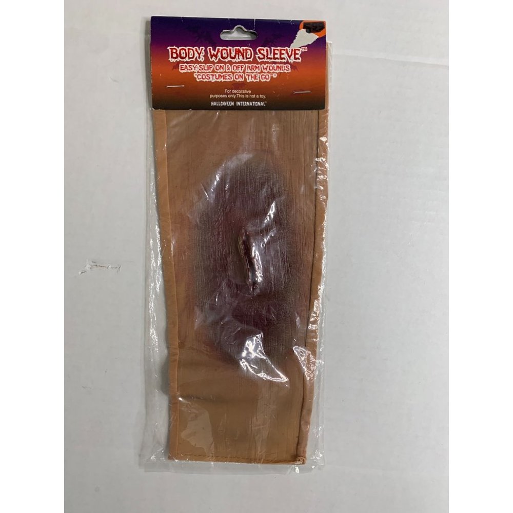 New Body Wound Sleeve Easy SLip On 1 deep cut Fun Halloween